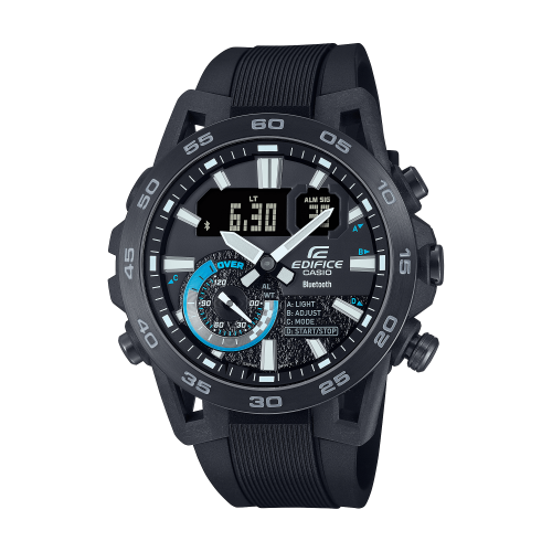 Đồng Hồ Casio Edifice Nam Ecb-40pb-1adf Dây Cao Su 48 Mm