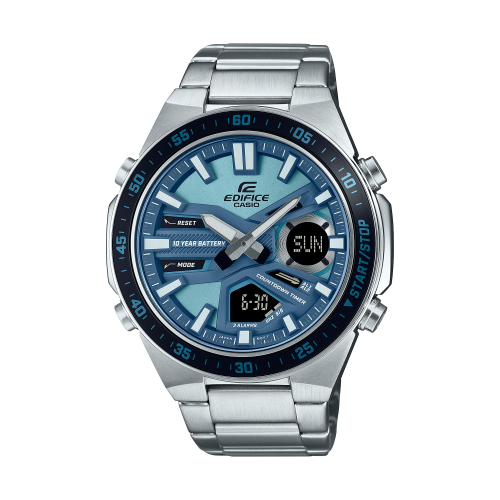 Đồng Hồ Casio Edifice Nam Efv-c110d-2bdf Dây Kim Loại 47 Mm